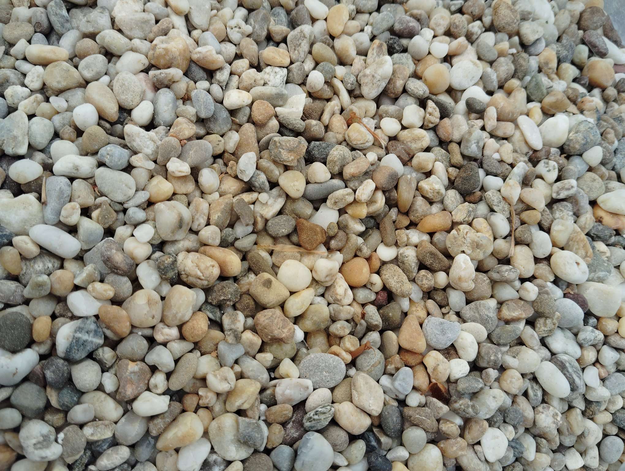 Říční oblázky frakce 4–8 bílo-žluté stavebniny MI-KAM s.r.o. Starý Hrozenkov – oblíbený materiál pro zahrady, chodníky a drenáže